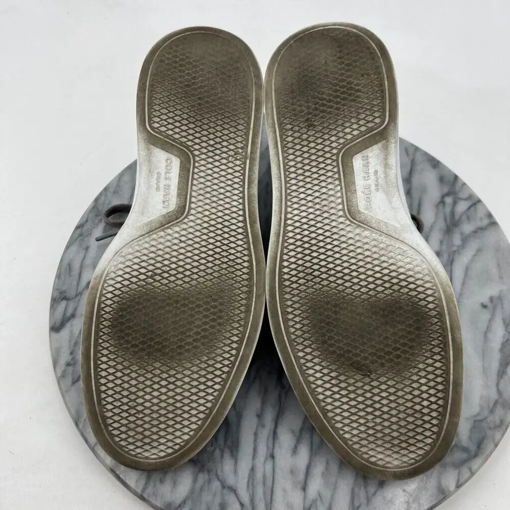 Cole Haan Mens‎ 8 Sneakers Mushroom Grey Nubuck GrandPrø Rally Laser Cut Shoes